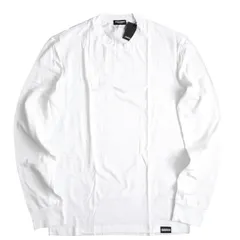 ◆ DSQUARED2 ◆ディースクエアード2◆ロゴ クルーネック ロンT 長袖Tシャツ◆ホワイト 白◆XLサイズ◆クルーネック アンダーウエア 【新品・未使用・正規品】
