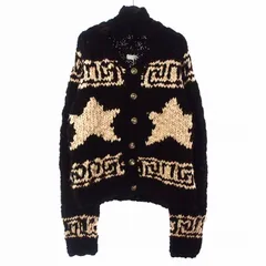 ゲス GUESS Usa Heavy Flag Cardigan ニットカーディガン L ブラック 黒 M3BR05Z38E0