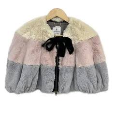 LANVIN COLLECTION ファーポンチョケープ Filomo（フィローモ） ［割引クーポン］カシミヤ ケープ レディース 秋