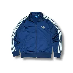 XL アディダス ファイヤーバード ネイビー/白 南白 トラックジャージ