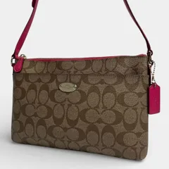 美品 COACH ショルダーバッグ ラグジュアリー シグネチャー f52657