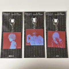DEATH NOTE(デスノート) オーロラ アクリル キーホルダー 夜神 月(ライト) L エル メロ