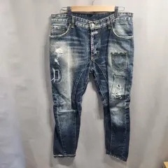 ディースクエアード2 メンズ ダメージ デニム ズボン 50