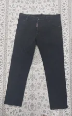 DSQUARED2 ディースクエアード2 ブラック スキニー デニム パンツ 48 (29-31)