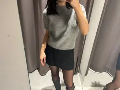 ZARA ザラ 半袖 ニット グレー