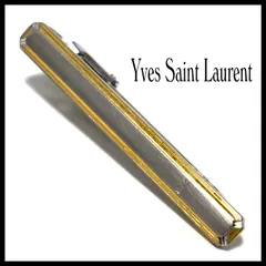 イヴサンローラン  ブランド  ネクタイピン  シルバー×ゴールド  ysl  ビジネス  Yves Saint Laurent