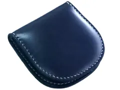 【ルガト使用】馬蹄型小銭入キット 赤/紺/緑/黄 縦8.5×横9cm 皮革キット コインケース レザークラフトぱれっと