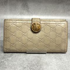 M5/034 GUCCI グッチ 二つ折り長財布 札入れ GG - メルカリ