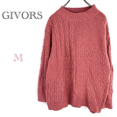 GIVORS♡【M】ニットセーター ケーブルニット カラートップス 冬服