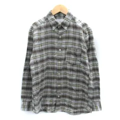 ビーミングバイビームス B:MING LIFE STORE by BEAMS ネルシャツ 長袖 チェック柄 ボタンダウン S マルチカラー 茶 ブラウン グレー /SM12