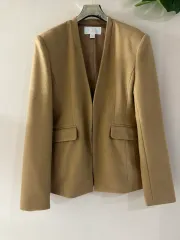 (Sale) ディント 반앤질 ウールノーカラージャケット