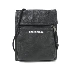 【美品】バレンシアガ　エクスプローラー　ショルダーバッグ　エブリデイ　レザー　黒 美品】バレンシアガ エクスプローラー ショルダーバッグ エブリデイ