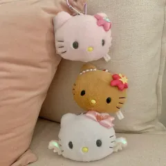 日本 Sanrio 正規品 HELLO KITTY ミラー マスコット キーホルダー まとめ タンニング エンジェル 天使