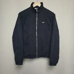 NIKE レディース ウィンドランナー ウーブン フルジップアップ ジャケット (ブラック) L