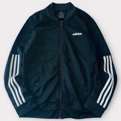 adidas　アディダス　定番人気　トラックジャケット　ジャージ　3ライン　スポーツ　トレーニング　カジュアル　ストリートファッション　羽織り　プリントロゴ　OTサイズ