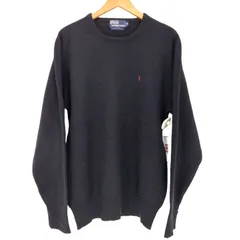 ポロバイラルフローレン Polo by RALPH LAUREN Lambswool ポニー刺繍クルーネックニット   メンズ import：M 