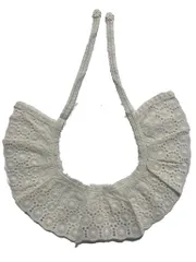 【特価商品】スタイ ベビー 赤ちゃん お遊戯会 演奏会 涎掛け 発表会 女の子 ガール キッズ こども 透かし網 刺繍 飾り襟 フリル 花柄 つけ襟