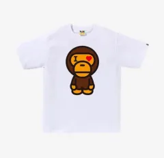 アベイシングエイプ マイロ ハート Tシャツ