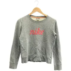 古着 レディースM NIKE/ナイキ スウェットシャツ スポーツウェア カジュアル グレー/ピンク 239488-063 gl00583