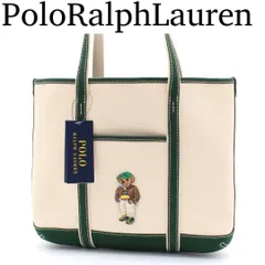 【新品同様】PoloRalphLauren ポロベア トートバッグ キャンバス