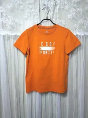 ルコックスポルティフ オレンジ色 半袖 Tシャツ