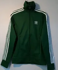 アディダス ヨーロッパ 緑 白 グリーン トラックジャージ ジップアップジャージ 85/XS