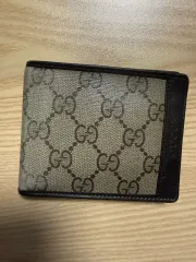 グッチ 旧モデル GG キャンバス 二つ折り財布