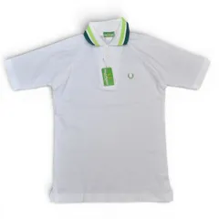 80s FRED PERRY フレッドペリー 月桂樹ロゴ  カノコポロシャツ ヴィンテージ Mサイズ トップス メンズ デッドストック PH-110