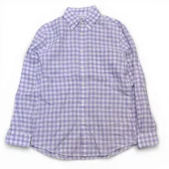 BROOKS BROTHERS ブルックスブラザーズ ボタンダウンシャツ リネン REGENT FIT チェック サイズS メンズ