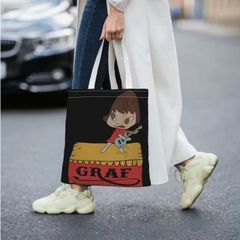奈良美智【新品】トートバッグ【GRAF】キャンバス地のポリエステル