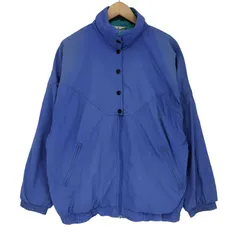 アディダス adidas 80-90s 裏地パイル ジップアップ ナイロンジャケット レディース  42