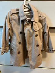 (2枚) 正規品 バーバリー チルドレン トレンチ コート 4Y
