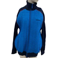 186000 現状品 adidas アディダス 70s ヴィンテージ　西ドイツ製　トラックジャケット XL ブルー/ネイビー