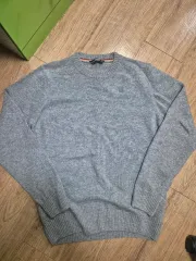 K-WAY ケーウェイ グレー ウール ニット セーター XL