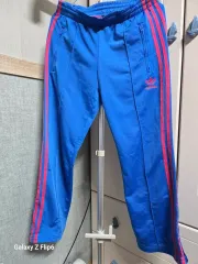 アディダス ファイヤーバード トラック ズボン ブルー/ピンク