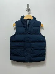 Tommy Hilfiger トミーヒルフィガー ネイビー キッズ ダウン ベスト 116 6t