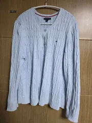 トミーヒルフィガー ケーブル ニット カーディガン