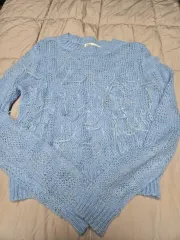 ザラ ブルー モヘア ニット セーター