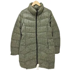 ユニクロ UNIQLO グレンチェック ウルトラライドダウンコート レディース JPN：L 