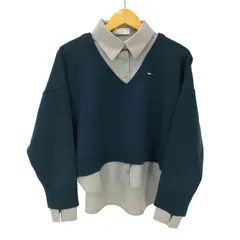 ハレ HARE 25AW シャツ ドッキング Vネック ニット セーター レディース FREE のサムネイル