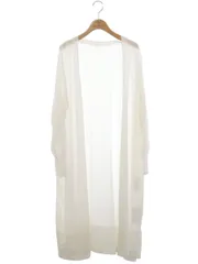 ミューズドゥドゥーズィエムクラス 21-080-500-4211-1-0 カーディガン ホワイト ロング スリット IT4HWM4IAEEO