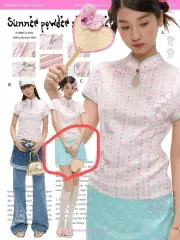 ディアマイキーコ DEAR MY KIKO チャイニーズ トップス、上海 チャイナドレス、Kitsch、キュービック