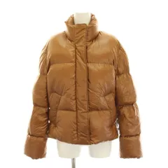 コントワーデコトニエ COMPTOIR DES COTONNIERS ダウンジャケット ジップアップ アウター 36 茶色 ブラウン /YM