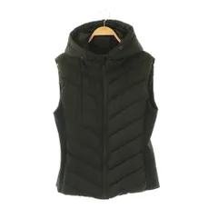 ザラ ZARA 中綿 フード ベスト L ブラック /ES ■OS
