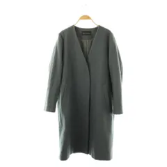 アーバンリサーチ URBAN RESEARCH ウールノーカラーコート アウター 38 グレー /DO ■OS