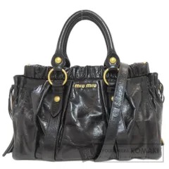 MIUMIU ミュウミュウ 2WAY ハンドバッグ レザー レディース [中古]