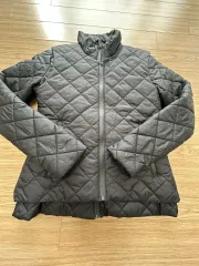 ダイヤキルティング ダウン アウター ブラック 55