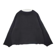 Atelier dantan Rubin Wool Knit Crew クルーネックニット ルビン 定価30800円 ウール セーター ニット ブラック レディース アトリエダンタン【中古】6-0123T△