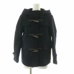 グリーンレーベルリラクシング ユナイテッドアローズ green label relaxing ダッフルコート アウター ショート フーディー 34 ネイビー 3625-149-1041 /NQ