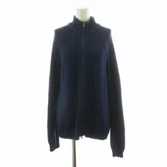 セオリー Theory ニットジャケット ジップアップ 長袖 ハイネック 40 ネイビー 02-3103007 /NQ